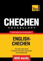 Couverture du livre « Chechen Vocabulary for English Speakers - 9000 Words » de Andrey Taranov aux éditions T&p Books