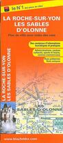 Couverture du livre « La Roche-sur-Yon, les Sables d'Olonne ; plan de ville avec index de rues » de  aux éditions Blay Foldex