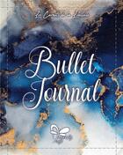 Couverture du livre « Bullet journal - marbre ocean - carnet a spirales, 200 pages pointillees, 17x22cm » de Dragonfly Design aux éditions Books On Demand