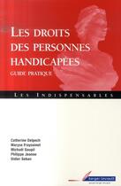 Couverture du livre « Droit des personnes handicapées » de Jeanne Seban aux éditions Berger-levrault
