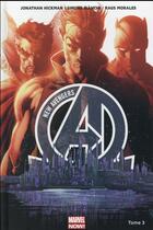 Couverture du livre « The new Avengers t.3 : d'autres mondes » de Rags Morales et Simone Bianchi et Jonathan Hickman aux éditions Panini