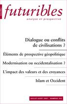 Couverture du livre « Dialogue ou conflits de civilisations ? » de Jouvenel/Delcroix aux éditions Futuribles