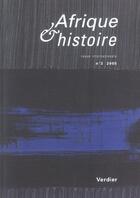 Couverture du livre « AFRIQUE ET HISTOIRE N.3 (édition 2005) » de  aux éditions Verdier