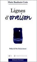 Couverture du livre « Lignes d'oraison » de  aux éditions Emmanuel