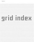 Couverture du livre « Grid index » de Hayon Jaime aux éditions Dgv