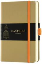 Couverture du livre « Carnet aquarela poche ligne vert olive » de Castelli aux éditions Castelli Milano
