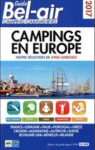 Couverture du livre « Campings en Europe » de Duparc Martine aux éditions Guide Bel Air