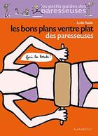 Couverture du livre « Les bons plans ventre plat des paresseuses » de Raisin-L aux éditions Marabout