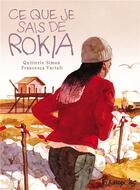 Couverture du livre « Ce que je sais de Rokia » de Quitterie Simon et Francesca Vartuli aux éditions Futuropolis