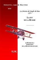 Couverture du livre « La fin de la Russie » de Emmanuel Malynski aux éditions Saint-remi