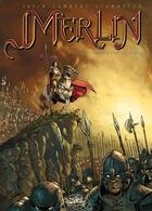 Couverture du livre « Merlin Tome 8 : l'aube des armes » de Jean-Luc Istin et Stambecco et Eric Lambert aux éditions Soleil