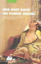 Couverture du livre « Une nuit dans un harem maure » de Anonyme aux éditions Picquier