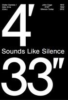Couverture du livre « Sounds like silence - john cage - 4 33 silence today » de Daniels Dieter aux éditions Spector Books