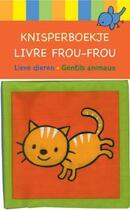 Couverture du livre « Livre frou-frou gentils animaux » de Chantecler aux éditions Chantecler