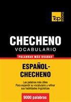 Couverture du livre « Vocabulario español-checheno - 9000 palabras más usadas » de Andrey Taranov aux éditions T&p Books