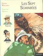 Couverture du livre « Les Sept Scarabees » de Christian Heinrich et Gerard Moncomble aux éditions Nathan