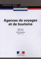 Couverture du livre « Agences de voyages et de tourisme » de Direction Des Journa aux éditions Direction Des Journaux Officiels