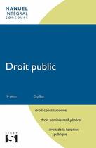 Couverture du livre « Droit public (17e édition) » de Guy Siat et Philippe Georges aux éditions Dalloz
