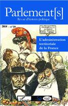 Couverture du livre « L'administration territoriale de la France » de  aux éditions L'harmattan