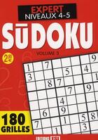 Couverture du livre « Sudoku t.3 ; niveau expert 4/5 » de Brozinska Anastas. aux éditions Editions Esi