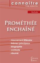 Couverture du livre « Prométhée enchaîné, d'Eschyle » de  aux éditions Editions Du Cenacle