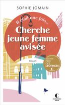 Couverture du livre « Cherche jeune femme avisée » de Sophie Jomain aux éditions Charleston