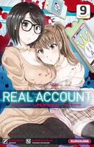 Couverture du livre « Real account Tome 9 » de Shizumu Watanabe et Okushou aux éditions Kurokawa