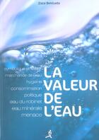 Couverture du livre « La valeur de l'eau : regles du jeu » de Bekkada aux éditions Chiron