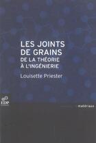 Couverture du livre « Les joints de grains » de Louisette Priester aux éditions Edp Sciences