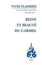 Couverture du livre « Revue vives flammes numero 317 reine et beaute du carmel » de  aux éditions Carmel