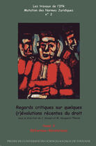 Couverture du livre « Regards critiques sur quelques (r)évolutions du droit t.2 ; réformes, révolutions » de  aux éditions Ifr
