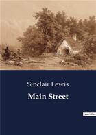 Couverture du livre « Main Street » de Sinclair Lewis aux éditions Culturea