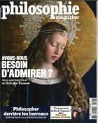 Couverture du livre « Philosophie magazine n 137 avons-nous besoin d'admirer ? » de  aux éditions Philo Revue