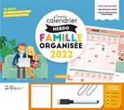 Couverture du livre « Grand calendrier hebdomadaire famille organisee 2022 » de  aux éditions Larousse