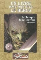 Couverture du livre « Défis fantastiques t.10 ; le temple de la terreur » de Livingstone/Houston aux éditions Gallimard-jeunesse