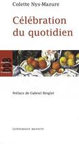 Couverture du livre « Celebration du quotidien » de Nys-Mazure/Ringlet aux éditions Desclee De Brouwer