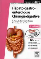 Couverture du livre « Hépato-gastro-entérologie » de Peron et Aziz et Bonnet aux éditions Elsevier-masson