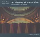 Couverture du livre « Architecture Et Restauration » de Detry Nicolas et Pierre Prunet aux éditions Passion