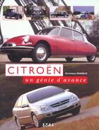 Couverture du livre « Citroen, un genie d'avance » de Dominique Pagneux aux éditions Etai