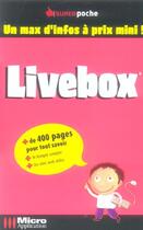 Couverture du livre « Livebox » de Soyer aux éditions Micro Application
