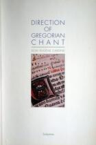 Couverture du livre « Direction of gregorian chant » de Cardine Eugene aux éditions Solesmes