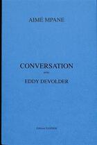 Couverture du livre « Conversation avec Aimé Mpane » de Eddy Devolder aux éditions Tandem