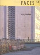 Couverture du livre « HOSPITALITE ; AUTOMME 2004 » de  aux éditions Infolio