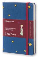 Couverture du livre « Le Petit Prince carnet bleu étoiles poche ligné » de  aux éditions Moleskine