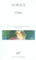 Couverture du livre « Odes » de Horace aux éditions Gallimard