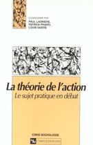 Couverture du livre « Theorie De L'Action » de P Landriere aux éditions Cnrs Periodiques