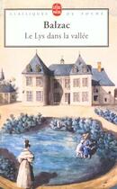 Couverture du livre « Le lys dans la vallée » de Honoré De Balzac aux éditions Le Livre De Poche