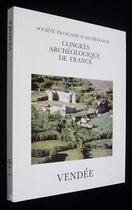 Couverture du livre « Congres Archeologique 1993 Vendee » de  aux éditions Picard