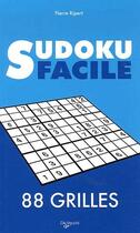 Couverture du livre « Sudoku facile ; 88 grilles » de Pierre Ripert aux éditions De Vecchi