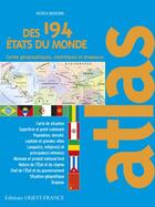 Couverture du livre « Atlas des 194 états du monde » de Patrick Merienne aux éditions Ouest France